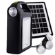 Портативная система освещения CCLAMP CL-02 Фонарь + 3 LED лампы + солнечная панель (3_03156) - изображение 1