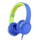 Детские наушники Picun Q2 проводные с микрофоном Blue-Green (3_01919) - изображение 1