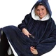 Двосторонній плед з рукавами Huggle Hoodie OneSize Blue (2_007723) - зображення 1