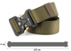 Ремень тактический Assault Belt с металлической пряжкой 125 см Green (3_8116) - изображение 2