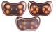 Массажная подушка RIAS Massage Pillow для дома и машины Bronze (4_905710875) - изображение 5