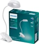 Настільна лампа з акумулятором Philips Led Reading Desk Lamp Donutclip 3W 4000K 1200mAh USB 5V біла - зображення 2
