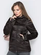 Куртка демисезонная с капюшоном женская Dressa 62241 46-48 Черная (2000406025773_D) - изображение 1