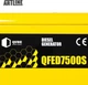 Генератор дизельный QUBE QFED7500S 1-phase 5.0/5.5 кВт 15 л canopy электрический старт - изображение 3