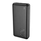 Внешний аккумулятор Павербанк HOCO J87A Tacker Power Bank 20000mAh 20W Black - изображение 4