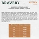 Сухой корм для котят BRAVERY Chicken Cat Kitten с курицей 2 кг (8436538947722) - изображение 2