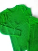 Термокомплект дитячий з вовни мериноса 100% BabyKo Merino. Зелений. Зріст 98-110 см. - зображення 6