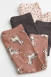 Комплект лосин Капри Зебра 3шт H&M 122см (400093171) - изображение 2