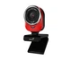 Web камера Genius QCam 6000, Red/Black, 1920x1080/30 fps, мікрофон, фіксований фокус, обертання на 360°, USB - изображение 3