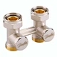 Узел нижнего подключения радиатора DANFOSS RLV-KS прямой 1/2"x3/4" с американкой 003L0220 - изображение 1