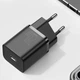 Сетевое зарядное устройство Baseus Super Si Quick Charger 1C 20W (CCSUP-B) Черный - изображение 2