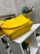 Велика жіноча сумка жовта з екошкіри з плечовим ременем вміщує формат А4 (2550) - зображення 7