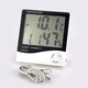 Термометр электронный Sinometer HTC-2 с гигрометром, часами, будильником, календарем и внешним датчиком Белый (HTC-2) - изображение 2