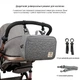 Сумка на коляску водонепроницаемая Grey NEW 29*10*19 см , Aboutbaby - изображение 3