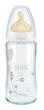 Butelka do karmienia Nuk Fc Cristal Latex Bottle 1m 240ml (4008600217749) - obraz 1