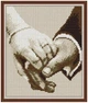 Набір для вишивання за нанесеною на канву схемою Hand in Hand. AIDA 14CT printed 19*22 см - зображення 1