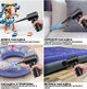 Ручной компрессор аккумуляторный Air Duster C4915 для продувки Black - изображение 5