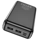 Повербанк на 20000mAh на 2 виходи HOCO Power bank (2USB/Type-C/Micro-USB, 2.1A). Black - зображення 2