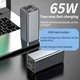 Батарея универсальная Atria 20000mAh, 65W, PD2.0, QC (WPD-65) - изображение 2