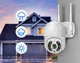 Уличная поворотная RTZ Wi-Fi IP-камера с удаленным доступом UKC Smart Home Camera EL-N3 360 3.0 Mp iCSee White/Белая - изображение 3