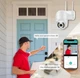 Уличная поворотная RTZ Wi-Fi IP-камера с удаленным доступом UKC Smart Home Camera EL-N3 360 3.0 Mp iCSee White/Белая - изображение 4