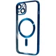 Чехол силиконовый противоударный WAVE Metal Color Case with MagSafe + защита камеры для Apple iPhone 14 Plus (6.7") Blue - изображение 1
