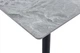 Стол обеденный для кухни, кафе, ресторана TM-100 Vetro Mebel Калакатта грей/Черный (керамика/металл) (TM-100-calacatta-grey) - изображение 4