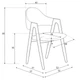 Стілець K-247 Halmar 53x80x57 (V-CH-K247-KR) 031025 - зображення 2