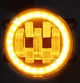 Светодиодные противотуманные фары Led 7 линз 90мм 3,5" 70W OPEL, PEUGEOT, RENAULT, FORD Габарит Поворот ПТФ (05333) - изображение 7