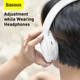 Бездротові Bluetooth наушники Baseus Encok Wireless D02 Pro (NGTD010302) White - изображение 12