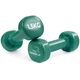 Гантель вінілова PowerPlay 4125 Achilles 2*1,5 кг. Зелені (2шт.) - зображення 2