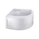 Душевая кабина Lidz Latwa SC80x80.SAT.HIGH.GR полукруглая, стекло 4 мм + Lidz Душевой поддон KAPIELKA ST80x80x41, с панелью - изображение 13