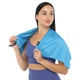 Cпортивное полотенце с чехлом Zelart 4Monster Sport Towel EDT-80 размер 80х40см Blue - изображение 5