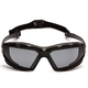 Очки тактические стрелковые с уплотнителем Pyramex Highlander Plus Safety Goggles Gray - изображение 2