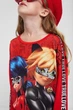 Лонгслів реглан для дівчини Desigual 19WGTKXC/3000 червоний Lady Bug & Super Cat (Леді Баг і Супер кіт) 11/12 (152 см) - изображение 2
