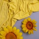 Ткань трикотаж вискоза Валенсия св/горчица - изображение 3