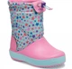 Зимние сапоги Crocs Kids Crocband LodgePoint Graphic Winter Boot Ice Blue/Pink Lemonade р. J2/33,5/21.5см - изображение 1