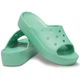 Мужские кроссовки Crocs Classic Platform Slide M8W10-40-26 см Jade Stone 208180 - изображение 3