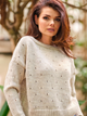 Sweter damski luźny Awama A445 1185470 One Size Beżowy (5902360556362) - obraz 7