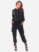 Толстовка на блискавці з капюшоном жіноча Awama A294 106788 L-XL Чорна (5902360539884) - зображення 6