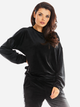 Bluza damska bez kaptura Awama A374 212888 M Czarna (5902360551060) - obraz 1