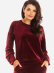 Bluza damska bez kaptura Awama A374 212890 S Bordowa (5902360551138) - obraz 1