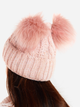 Czapka damska beanie Awama CZ01 292298 One Size Różowa (5902360553606) - obraz 2