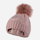 Czapka damska beanie Awama CZ04 292304 One Size Różowa (5902360553668) - obraz 1