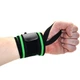 Кистьові бинти MadMax MFA-298 Wrist Wraps 18" Black/Green (пара) - изображение 8