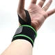 Кистьові бинти MadMax MFA-298 Wrist Wraps 18" Black/Green (пара) - изображение 10