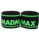 Бинти на коліна MadMax MFA-299 Non slide & slip knee wraps 2.0m Black/Green - изображение 3