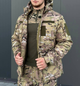 Тактична куртка мультикам софтшелл осінь флісова тепла, Куртка Softshell Multicam Soft shell мультикам XXXL - зображення 5