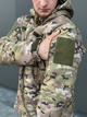 Тактична куртка мультикам софтшелл осінь флісова тепла, Куртка Softshell Multicam Soft shell мультикам M - зображення 6