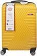 Чемодан на 4-х колесиках G&D Polo Suitcase Model 600 размер S 37 x 27 x 58 см Желтый - изображение 1